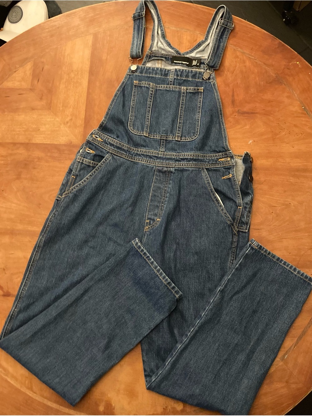 M American Apparel Women’s Denim Overalls - Blue